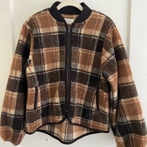 Used once The Great. Teddy bomber style jacket
